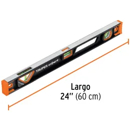 Niveles Profesionales Magneticos 24" 61cm Aluminio TPR, Truper 14626 Truper-Niveles Profesionales Magneticos 24" 61cm Aluminio T