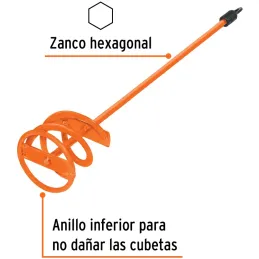 Revolvedores de Pintura 40cm x8cm Mezcladores Truper 11971 Truper-Revolvedores de Pintura 40cm x8cm Mezcladores Truper 11971 Cue