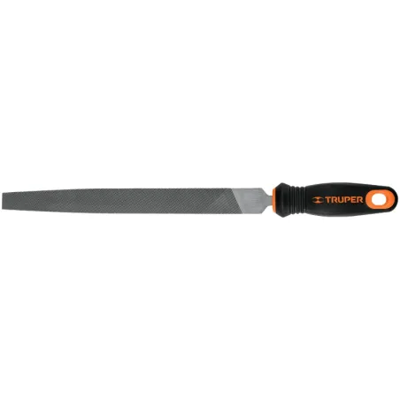 Limas Planas Bastardas 10" x1x5/16" MConfortGrip, Truper 11237 Truper-Limas Planas Bastardas 10" x1x5/16" MConfortGrip, Truper 1