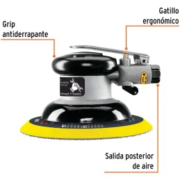 Lijadoras Neumaticas 6" EJE3/16 E1/4 CarcasaAluminio, Truper 101895 Truper-Lijadoras Neumaticas 6" EJE3/16 E1/4 CarcasaAluminio,