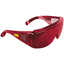 Lentes para Laser Rojo Policarbonato UV, Truper 10757 Truper-Lentes para Laser Rojo Policarbonato UV, Truper 10757 Mica 100% pol