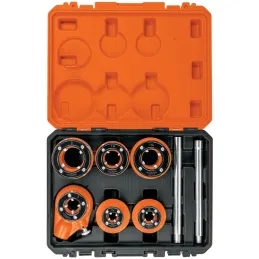 Juegos de Tarrajas para Tubos 7 Piezas HSS 1/2-2NPT, Truper 15721 Truper-Juegos de Tarrajas para Tubos 7 Piezas HSS 1/2-2NPT, Tr