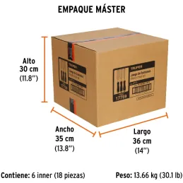 Juego de Formones 3 Piezas x100mm ComfortGrip, Truper 17759 Truper-Juego de Formones 3 Piezas x100mm ComfortGrip, Truper 17759 F