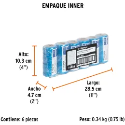 Hilos para albañil 65m 3Cabos ColorAzul, Truper 14048 Truper-Hilos para albañil 65m 3Cabos ColorAzul, Truper 14048 Hilo de polip