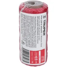 Hilos para albañil 65m 3Cabos ColorRojo, Truper 14046 Truper-Hilos para albañil 65m 3Cabos ColorRojo, Truper 14046 Hilo de polip