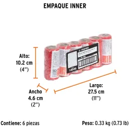 Hilos para albañil 65m 3Cabos ColorRojo, Truper 14046 Truper-Hilos para albañil 65m 3Cabos ColorRojo, Truper 14046 Hilo de polip