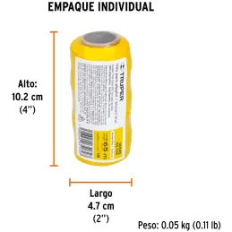 Hilos para albañil 65m 3Cabos ColorAmarillo, Truper 14045 Truper-Hilos para albañil 65m 3Cabos ColorAmarillo, Truper 14045 Hilo 