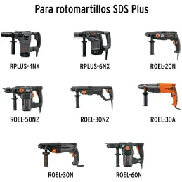Cinceles SDS Plus Cincel Azulejo 1-1/2" x27cm AC para RotoMartillos, Truper 13925 Truper-Cinceles SDS Plus Cincel Azulejo 1-1/2"