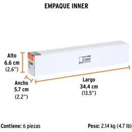 Cinceles SDS Plus Cincel Azulejo 1-1/2" x27cm AC para RotoMartillos, Truper 13925 Truper-Cinceles SDS Plus Cincel Azulejo 1-1/2"