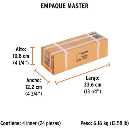 Cinceles SDS Plus Punta 25cm AC para RotoMartillos, Truper 12095 Truper-Cinceles SDS Plus Punta 25cm AC para RotoMartillos, Trup