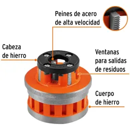 Dados para tarrajas 1/2" para 15721 T-852X, Truper 14341 Truper-Dados para tarrajas 1/2" para 15721 T-852X, Truper 14341 Fabrica