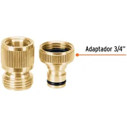 Conectores Rapidos Sistema Click E3/4 2Piezas, Truper 101598 Truper-Conectores Rapidos Sistema Click E3/4 2Piezas, Truper 101598