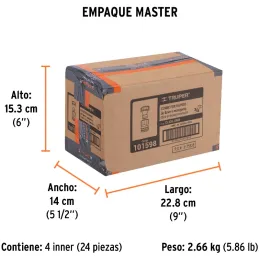 Conectores Rapidos Sistema Click E3/4 2Piezas, Truper 101598 Truper-Conectores Rapidos Sistema Click E3/4 2Piezas, Truper 101598