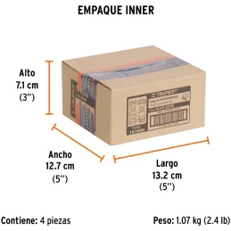 Juego de Conectores Rapidos Sistema Click E3/4 5Piezas, Truper 101600 Truper-Juego de Conectores Rapidos Sistema Click E3/4 5Pie