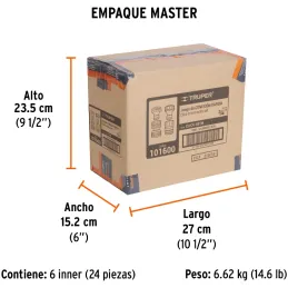 Juego de Conectores Rapidos Sistema Click E3/4 5Piezas, Truper 101600 Truper-Juego de Conectores Rapidos Sistema Click E3/4 5Pie
