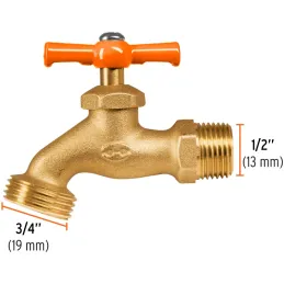 Caños para Jardin de Nariz 1/2" Salida3/4 Granel, Truper 100817 Truper-Caños para Jardin de Nariz 1/2" Salida3/4 Granel, Truper 