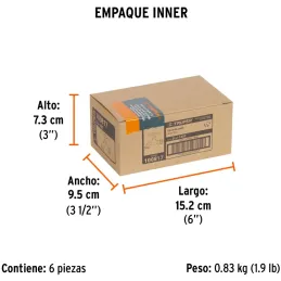 Caños para Jardin de Nariz 1/2" Salida3/4 Granel, Truper 100817 Truper-Caños para Jardin de Nariz 1/2" Salida3/4 Granel, Truper 