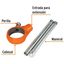 Cabezal para dado para tarrajas 1/2 hasta 2", Truper 14339 Truper-Cabezal para dado para tarrajas 1/2 hasta 2", Truper 14339 Cab
