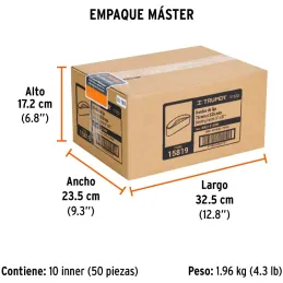Lijas de Banda G120 3x21" x5u OAluminio Truper 15819 Truper-Lijas de Banda G120 3x21" x5u OAluminio Truper 15819 Fabricado en óx