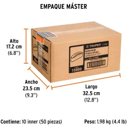Lijas de Banda G100 3x21" x5u OAluminio Truper 15800 Truper-Lijas de Banda G100 3x21" x5u OAluminio Truper 15800 Fabricado en óx