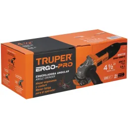 Amoladora 4-1/2 850W M14 Ergo-Pro Ergonomico, Truper 100735 Truper-Amoladora 4-1/2 850W M14 Ergo-Pro Ergonomico, Truper 100735 M