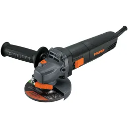 Amoladora 4-1/2 850W Industrial M14 Ergonomico, Truper 100755 Truper-Amoladora 4-1/2 850W Industrial M14 Ergonomico, Truper 1007