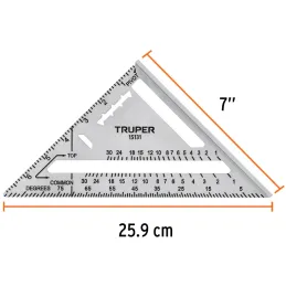 Escuadras para Muros de Yeso 7" x5mm AluminioLigero, Truper 15131 Truper-Escuadras para Muros de Yeso 7" x5mm AluminioLigero, Tr