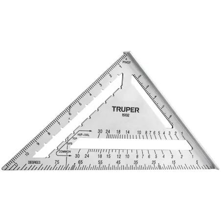 Escuadras para Muros de Yeso 12" x5mm AluminioLigero, Truper 15132 Truper-Escuadras para Muros de Yeso 12" x5mm AluminioLigero, 