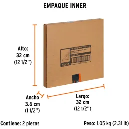 Escuadras para Muros de Yeso 12" x5mm AluminioLigero, Truper 15132 Truper-Escuadras para Muros de Yeso 12" x5mm AluminioLigero, 