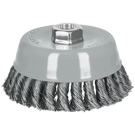 Cardas Copa 5" Trenzado Grueso MultiRosca Truper 100856 Truper-Cardas Copa 5" Trenzado Grueso MultiRosca Truper 100856 Fabricada