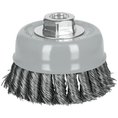 Cardas Copa 4" Trenzado Grueso MultiRosca Truper 100855 Truper-Cardas Copa 4" Trenzado Grueso MultiRosca Truper 100855 Fabricada