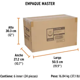 Cardas Copa 4" Trenzado Grueso MultiRosca Truper 100855 Truper-Cardas Copa 4" Trenzado Grueso MultiRosca Truper 100855 Fabricada