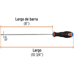 Desarmador Estrella BHex 1/8" x8" ComfortGrip Truper 100835 Truper-Desarmador Estrella BHex 1/8" x8" ComfortGrip Truper 100835 B
