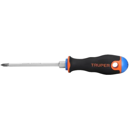 Desarmador Estrella BHex 3/16" x4" ComfortGrip Truper 100836 Truper-Desarmador Estrella BHex 3/16" x4" ComfortGrip Truper 100836