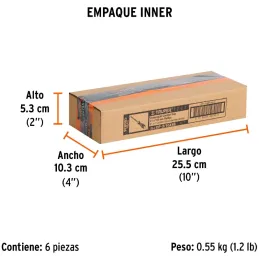 Desarmador Estrella BHex 3/16" x4" ComfortGrip Truper 100836 Truper-Desarmador Estrella BHex 3/16" x4" ComfortGrip Truper 100836