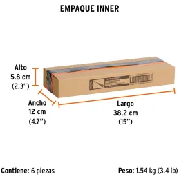 Desarmador Estrella BHex 3/8" x8" ComfortGrip Truper 100839 Truper-Desarmador Estrella BHex 3/8" x8" ComfortGrip Truper 100839 B