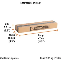 Desarmador Estrella BHex 1/4" x12" ComfortGrip Truper 100838 Truper-Desarmador Estrella BHex 1/4" x12" ComfortGrip Truper 100838