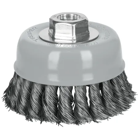 Cardas Copa 4" Trenzado Fino MultiRosca Truper 100852 Truper-Cardas Copa 4" Trenzado Fino MultiRosca Truper 100852 Fabricada en 