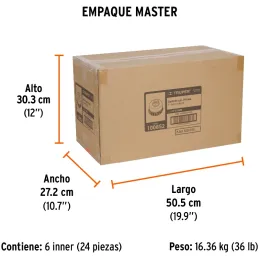 Cardas Copa 4" Trenzado Fino MultiRosca Truper 100852 Truper-Cardas Copa 4" Trenzado Fino MultiRosca Truper 100852 Fabricada en 
