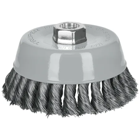 Cardas Copa 5" Trenzado Fino MultiRosca Truper 100853 Truper-Cardas Copa 5" Trenzado Fino MultiRosca Truper 100853 Fabricada en 