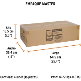 Cardas Copa 5" Trenzado Fino MultiRosca Truper 100853 Truper-Cardas Copa 5" Trenzado Fino MultiRosca Truper 100853 Fabricada en 