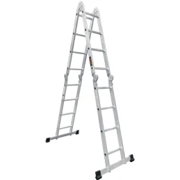 Escaleras Multiposicion 16 Peldaños T1 Max5.7m P13.8kg Aluminio, Truper 101906 Truper-Escaleras Multiposicion 16 Peldaños T1 Max