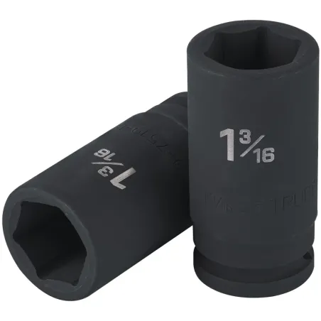 Dados 1-3/16 E3/4 Impacto Tubulares Hexagonales CrMolibdeno, Truper 100947 Truper-Dados 1-3/16 E3/4 Impacto Tubulares Hexagonale