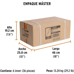 Desarmador Plano de Golpe 3/8" x10" Bhex Macetato Truper 100813 Truper-Desarmador Plano de Golpe 3/8" x10" Bhex Macetato Truper 