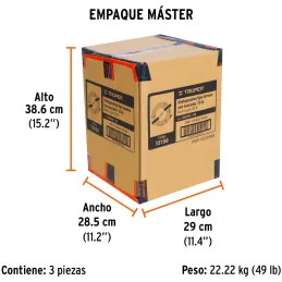 Desatorador 2" x15m Tbarreno Acarbono Ccarrete, Truper 15150 Truper-Desatorador 2" x15m Tbarreno Acarbono Ccarrete, Truper 15150