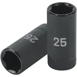 Dados 25mm E1/2 Impacto Tubulares Hexagonales CrMolibdeno, Truper 100924 Truper-Dados 25mm E1/2 Impacto Tubulares Hexagonales Cr