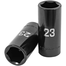 Dados 23mm E1/2 Impacto Tubulares Hexagonales CrMolibdeno, Truper 100922 Truper-Dados 23mm E1/2 Impacto Tubulares Hexagonales Cr