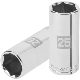 Dados 25mm E1/2 Tubulares Hexagonales CrVanadio, Truper 101013 Truper-Dados 25mm E1/2 Tubulares Hexagonales CrVanadio, Truper 10