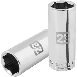 Dados 23mm E1/2 Tubulares Hexagonales CrVanadio, Truper 101011 Truper-Dados 23mm E1/2 Tubulares Hexagonales CrVanadio, Truper 10