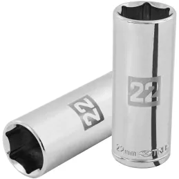 Dados 22mm E1/2 Tubulares Hexagonales CrVanadio, Truper 101010 Truper-Dados 22mm E1/2 Tubulares Hexagonales CrVanadio, Truper 10